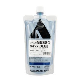 CLEARANCE Holbein GESSO Navy Blue 300ml bag