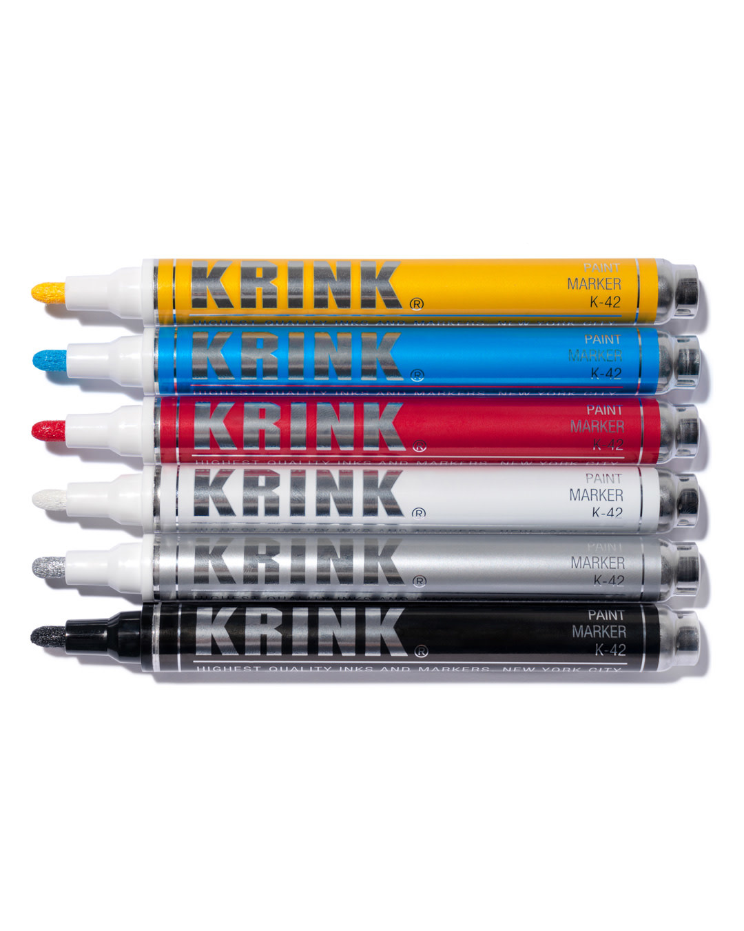 KRINK K-42 [6本セット] Krink K-42 Alcohol Paint Marker 6 Piece Set - The Art Store