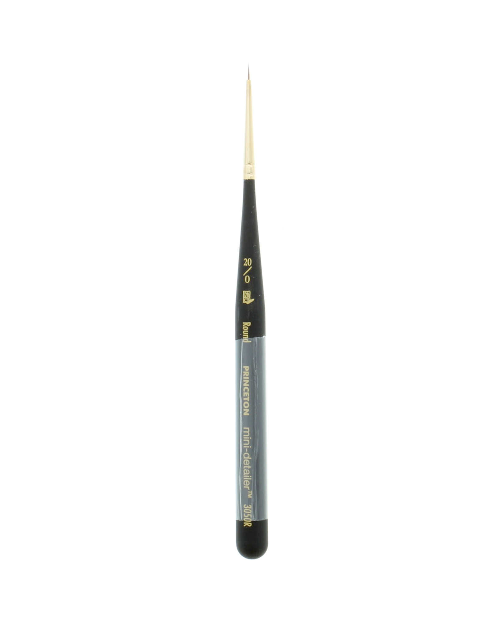 Princeton Brush Mini-Detailer Synthetic Sable Brush, Round, 20/0