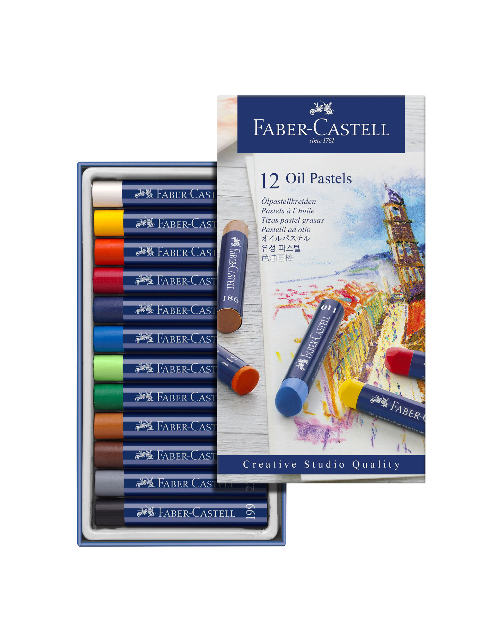 FABER-CASTELL Faber Castell oil Pastel Set of 12