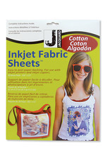 Jacquard Jacquard Cotton Inkjet Fabric Sheets 8.5'' X 11'' 10 Pack