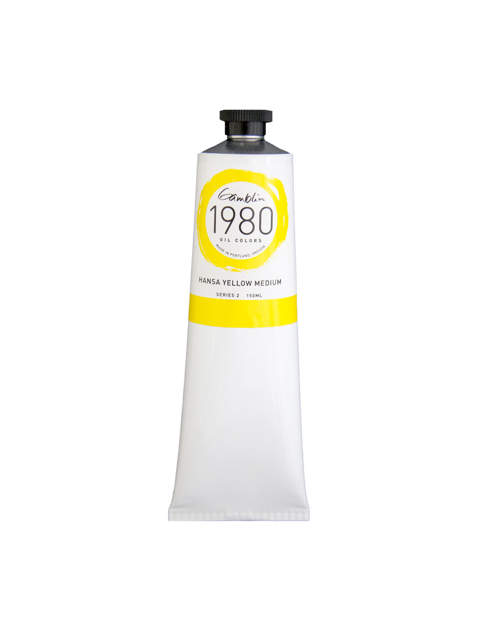 Gamblin Gamblin 1980 Oil Paint, Hansa Yellow Medium, 150ml