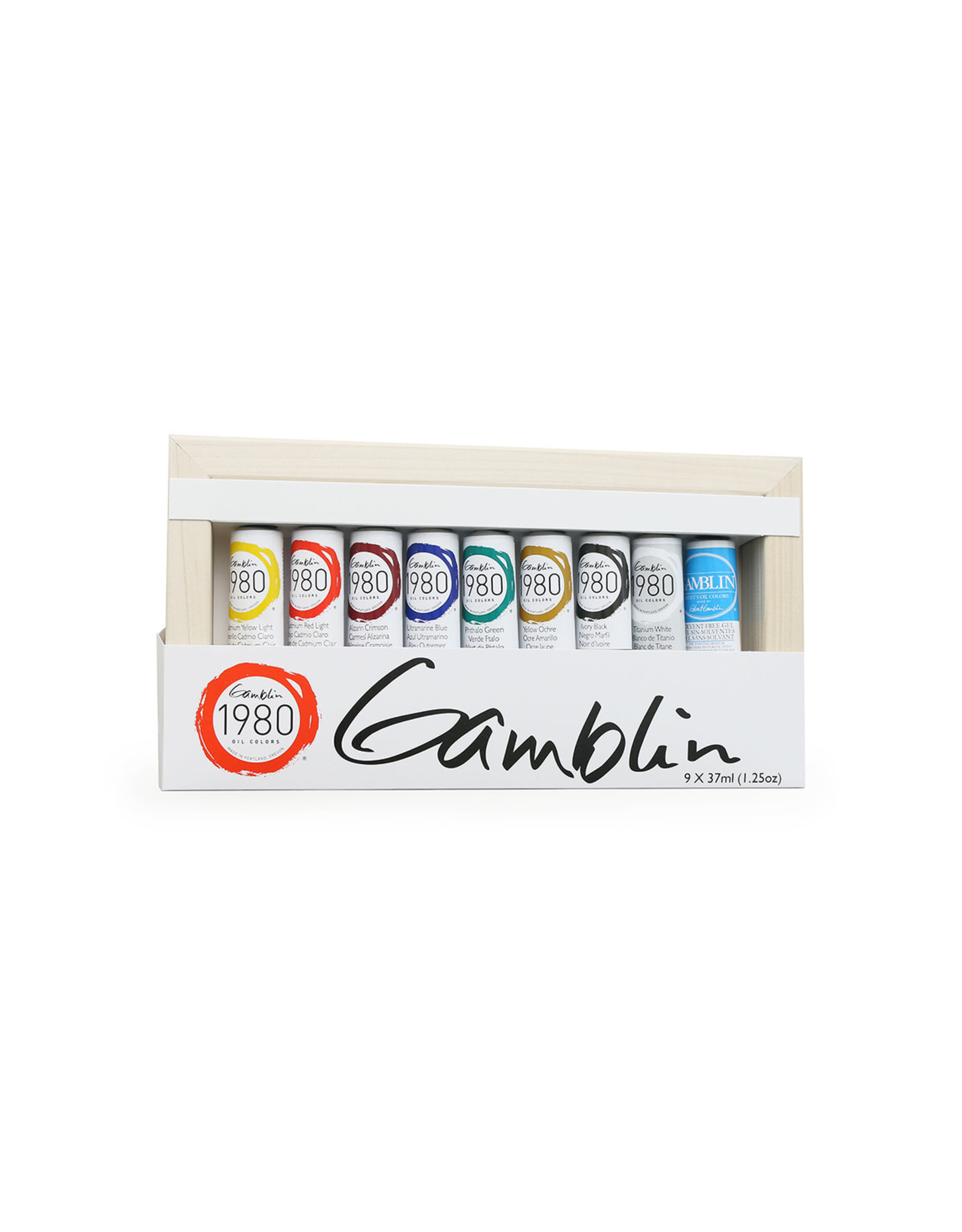 Gamblin Gamblin 1980 Oil Paint, Color Exclusive 9 Piece Set