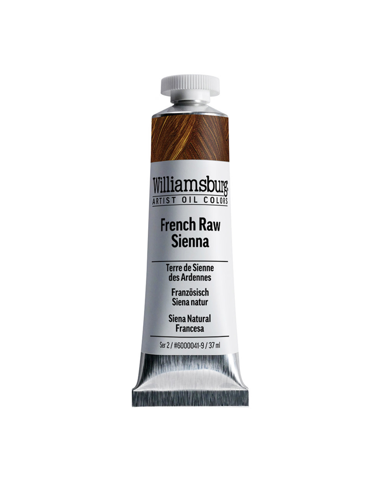 Golden Williamsburg Handmade Oil Colors, French Raw Sienna 37ml