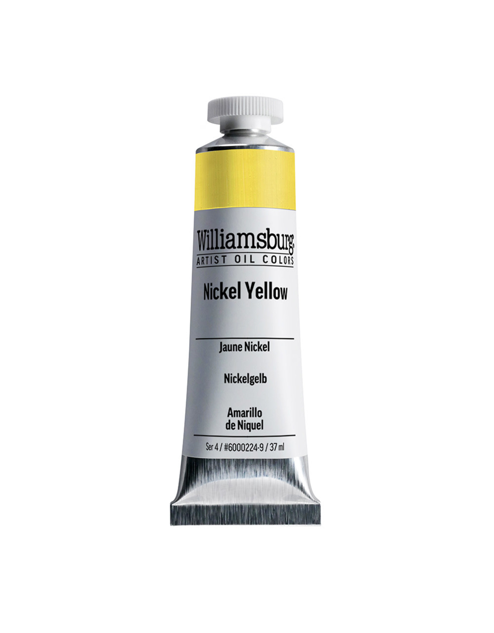 Golden Williamsburg Handmade Oil Colors, Nickel Yellow 37ml