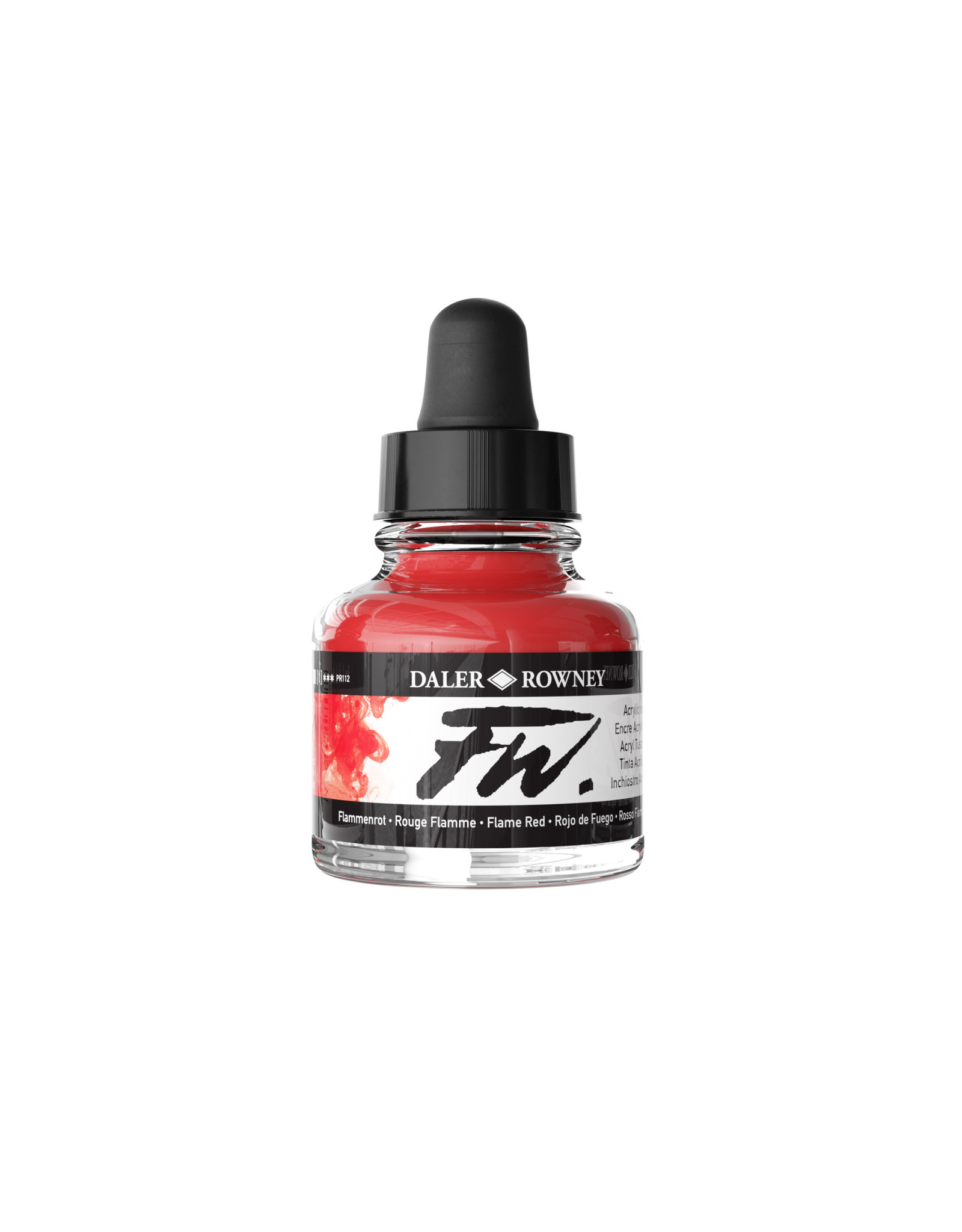 Daler-Rowney Daler-Rowney FW Acrylic Artists Ink, Flame Red 29.5ml