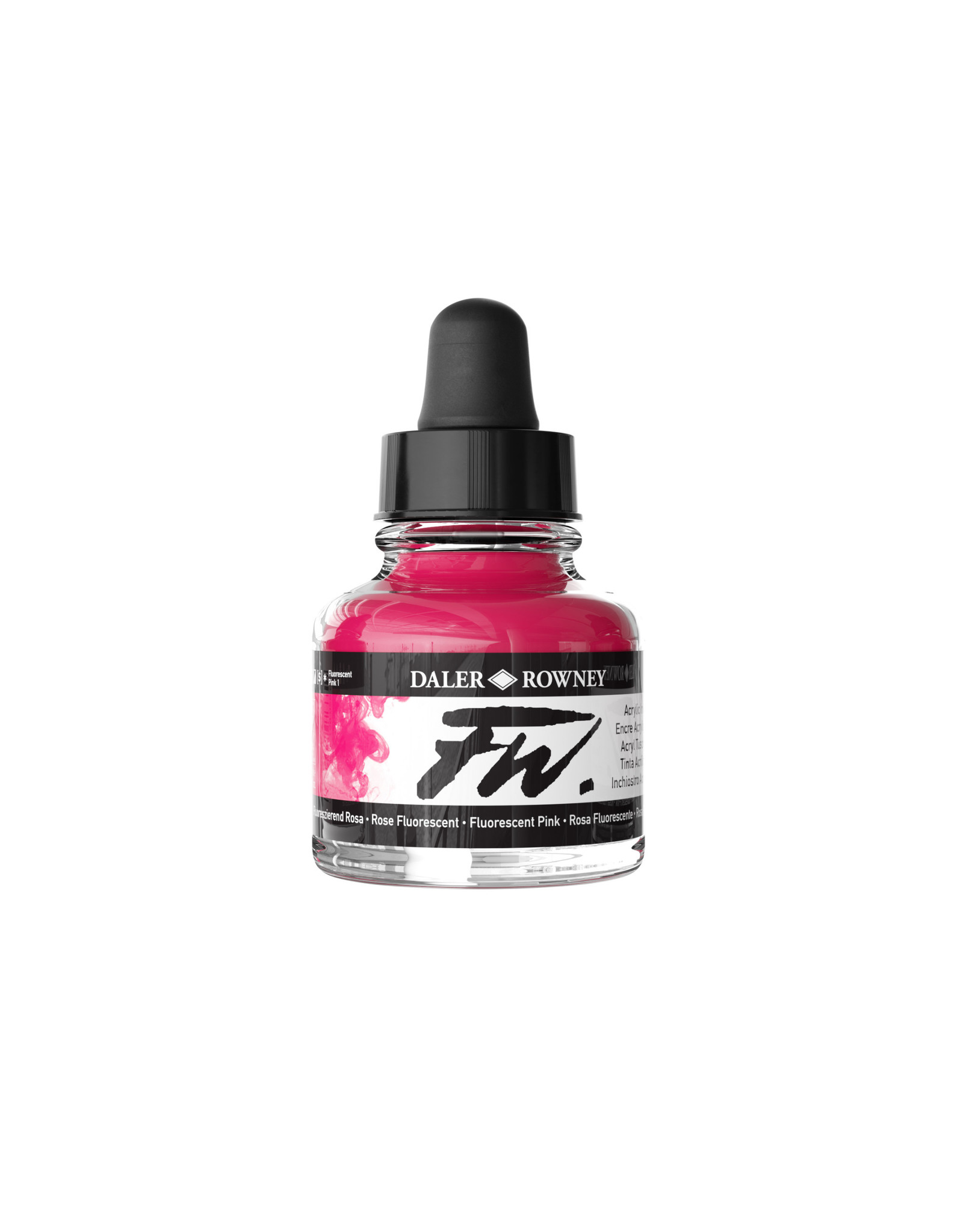 Daler-Rowney Daler-Rowney FW Acrylic Artists Ink, Fluorescent Pink 29.5ml
