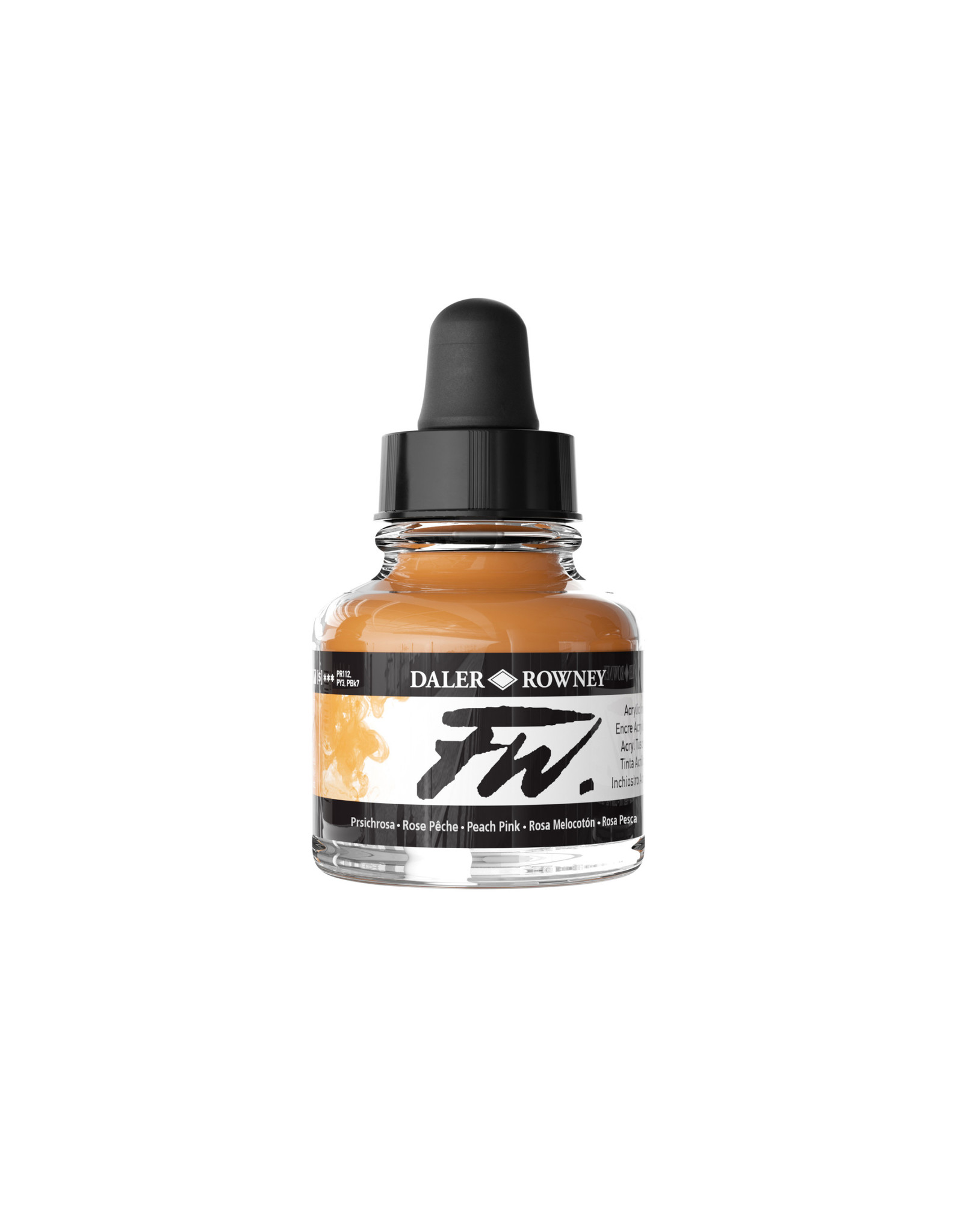 Daler-Rowney Daler-Rowney FW Acrylic Artists Ink, Peach Pink 29.5ml