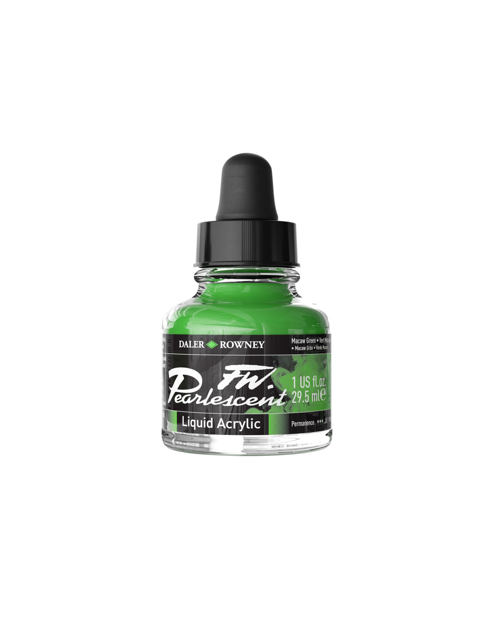 Daler-Rowney Daler-Rowney FW Pearlescent Ink, Macaw Green 29.5ml