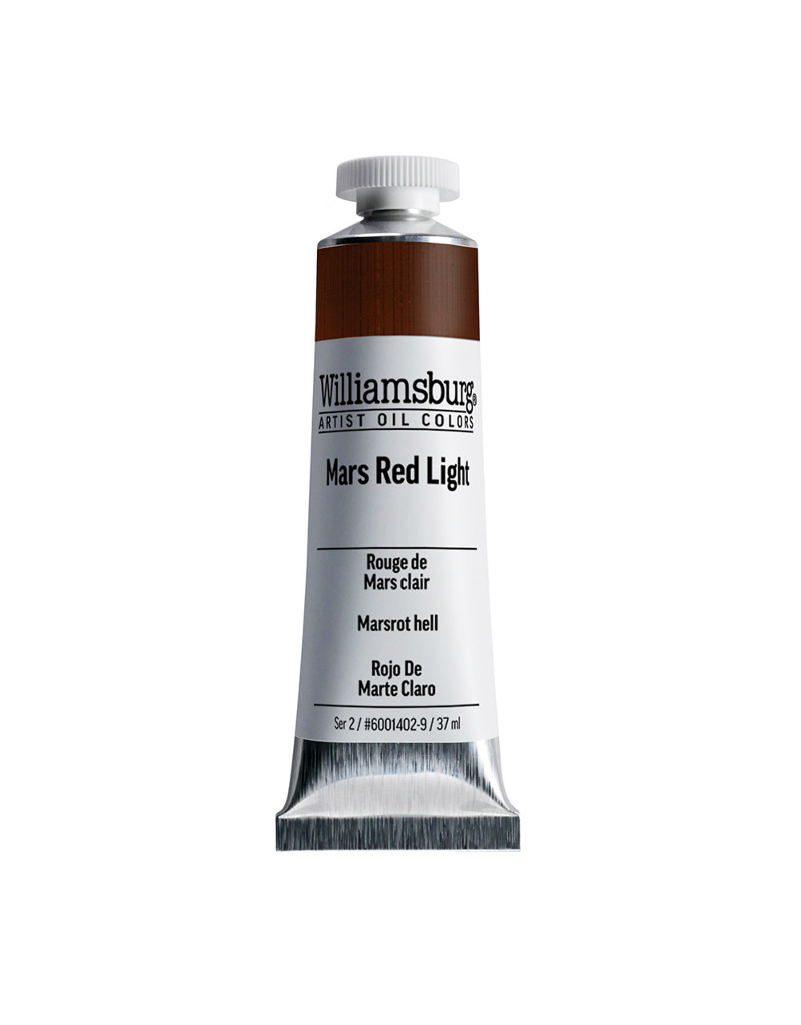Golden Williamsburg Handmade Oil Colors, Mars Red Light 37ml