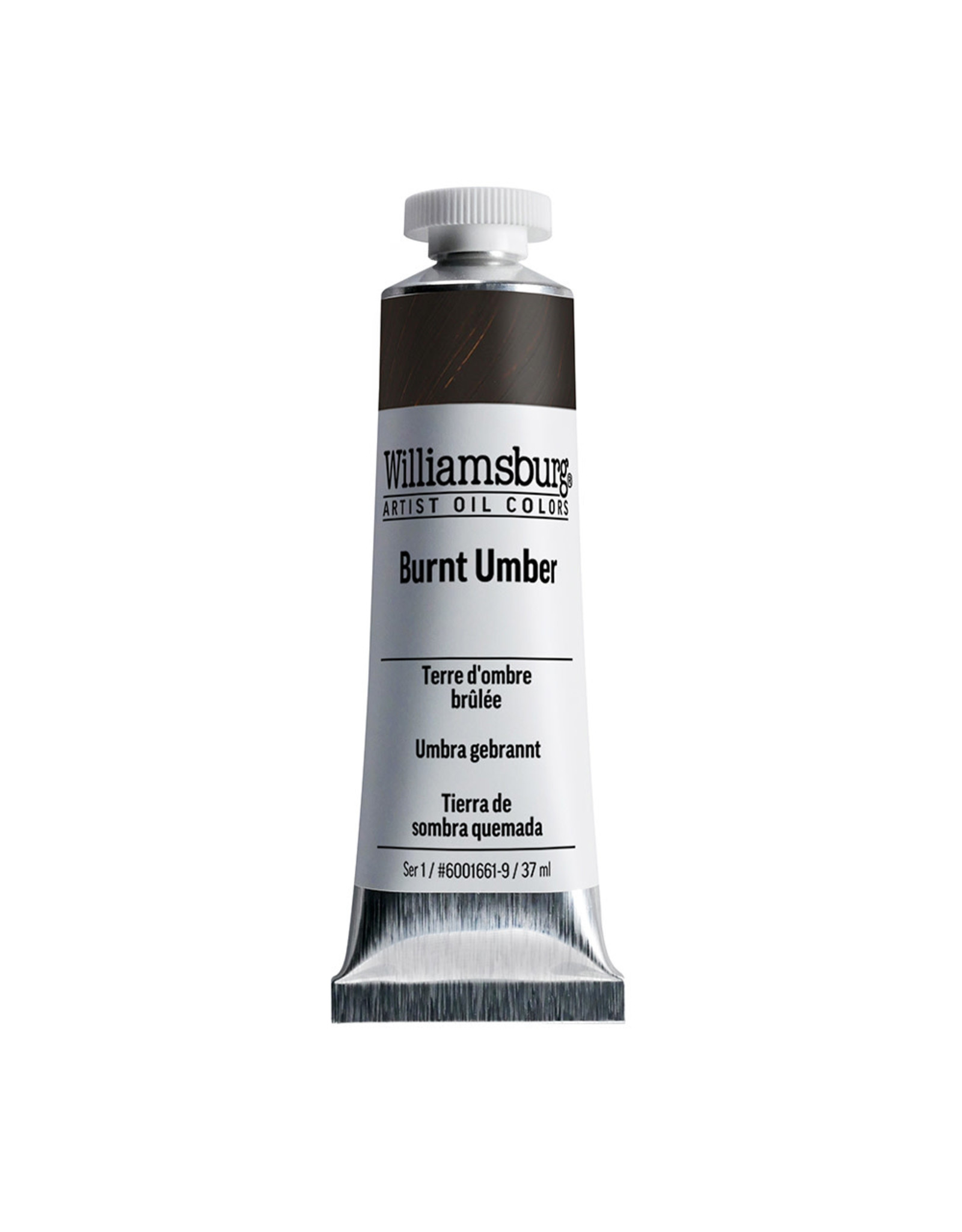Golden Williamsburg Handmade Oil Colors, Burnt Umber 37ml