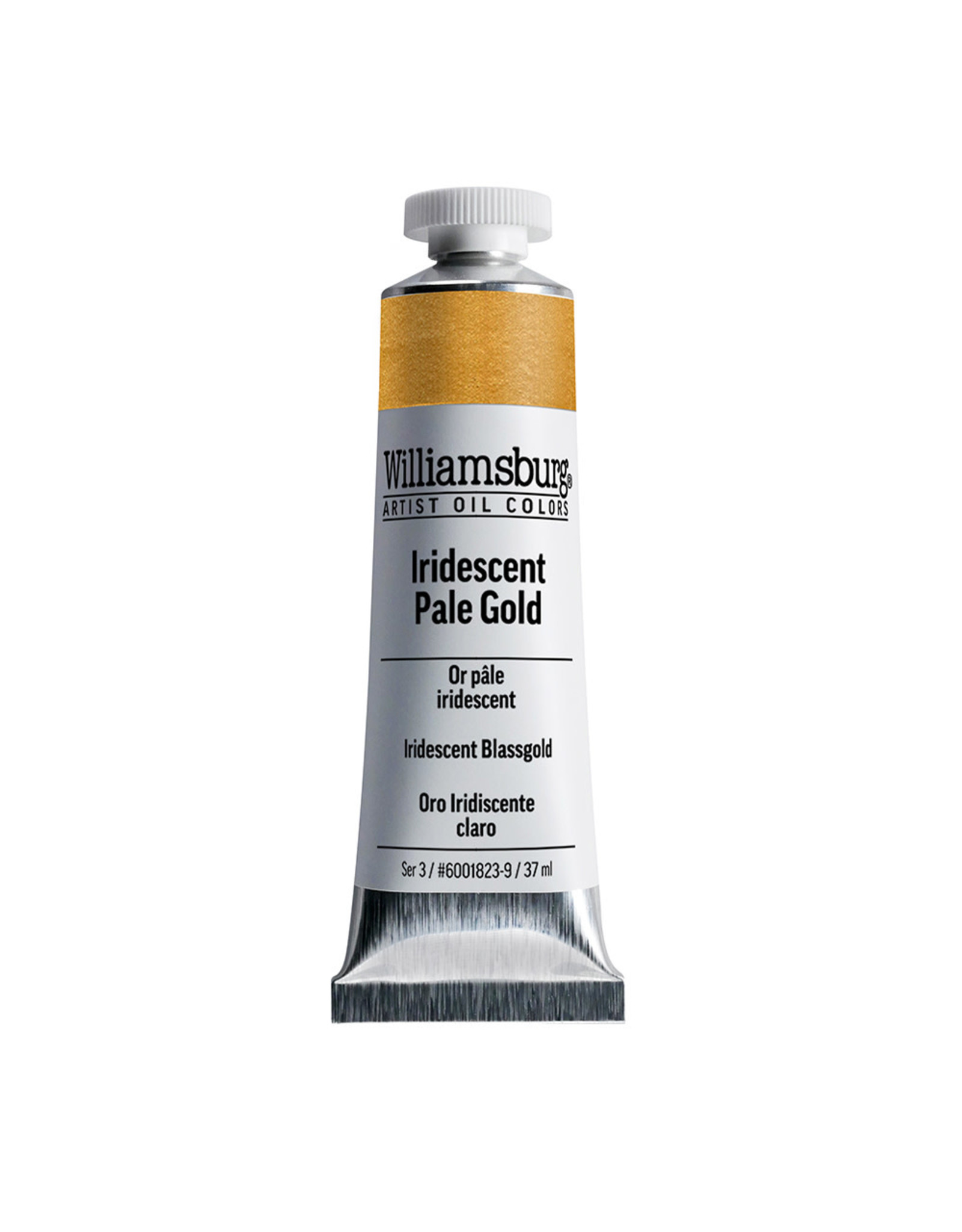 Golden Williamsburg Handmade Oil Colors, Iridescent Pale Gold 37ml