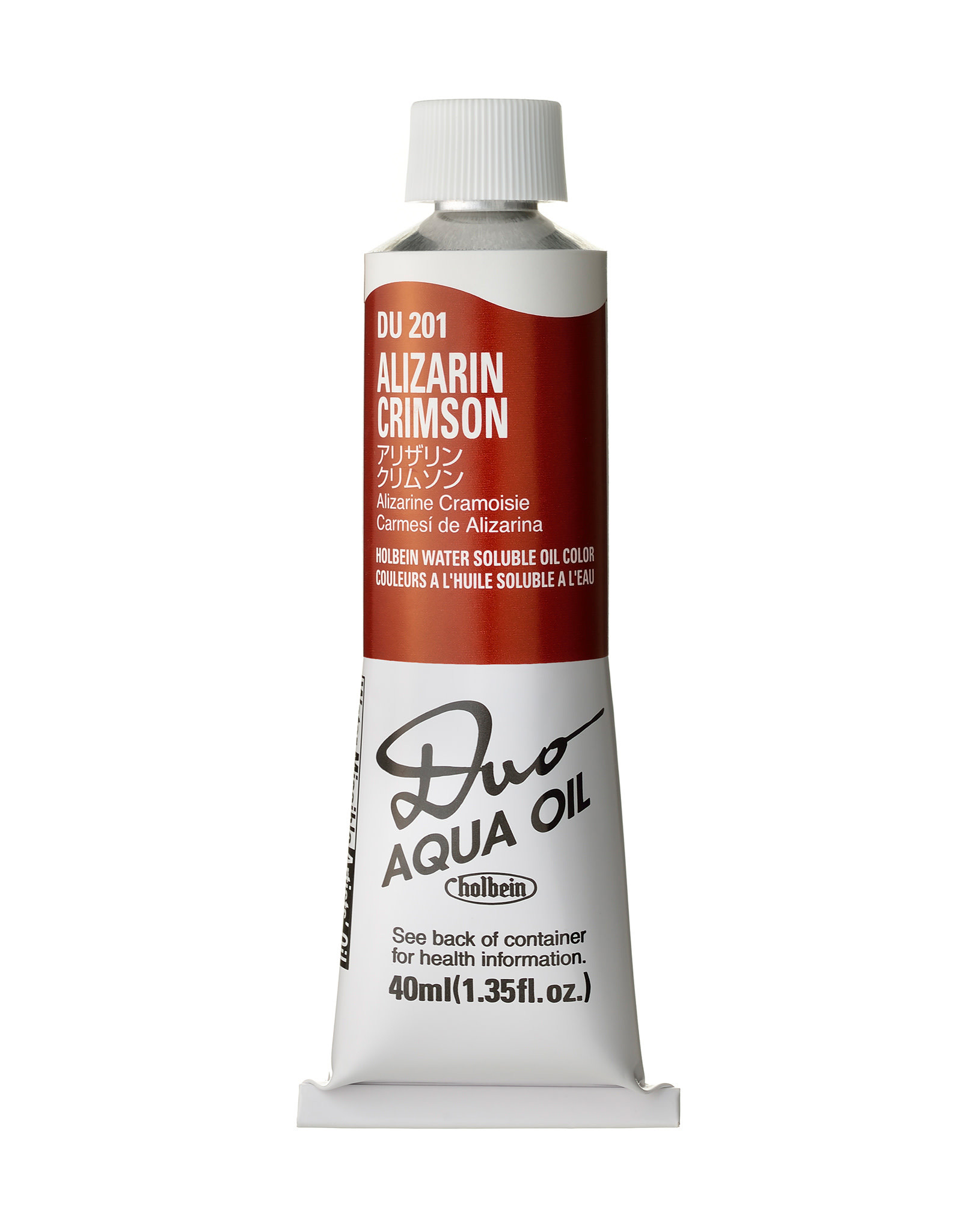 HOLBEIN Holbein DUO Aqua Oil Color, Alizarin Crimson 40ml