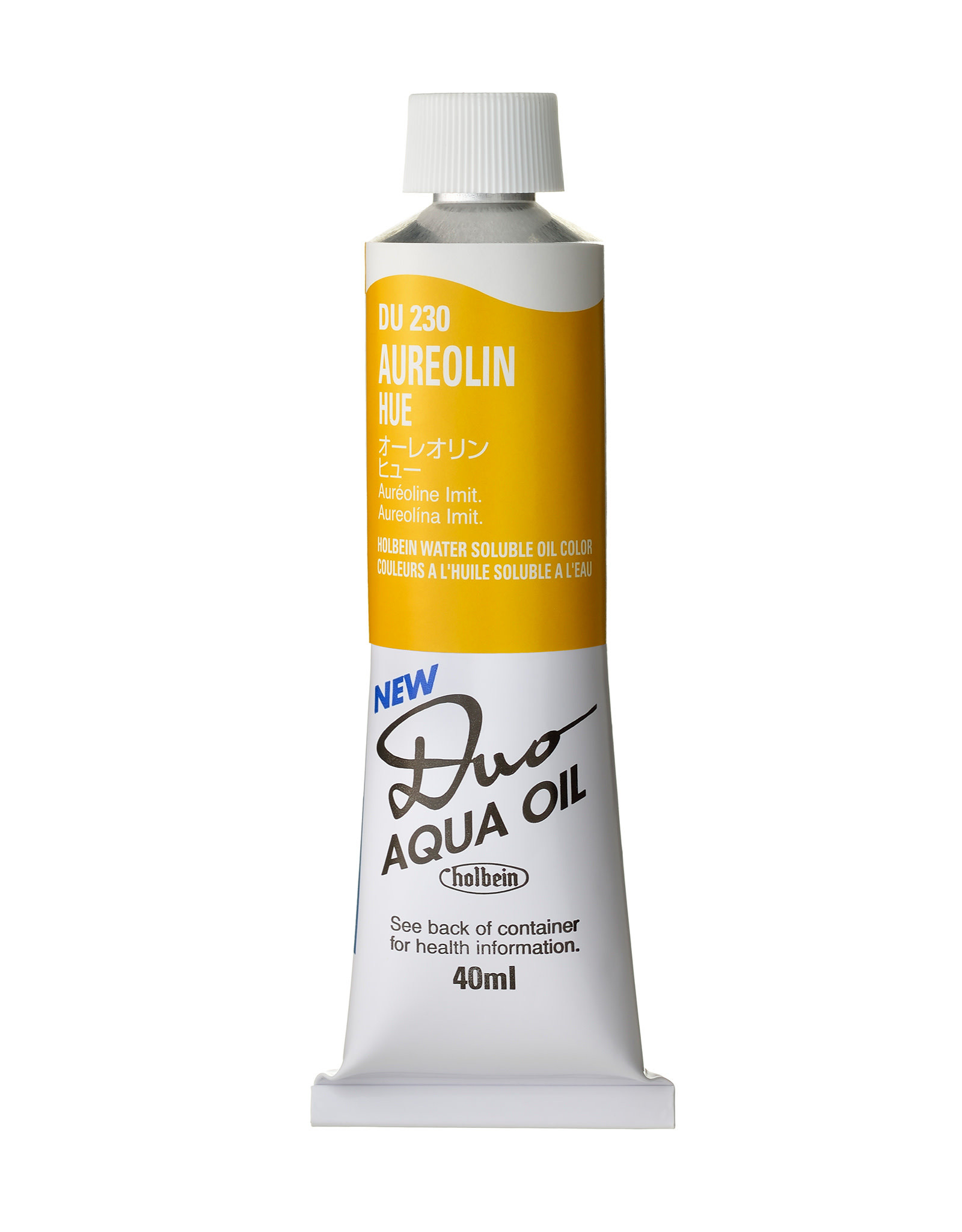 HOLBEIN Holbein DUO Aqua Oil Color, Aureolin Hue 40ml
