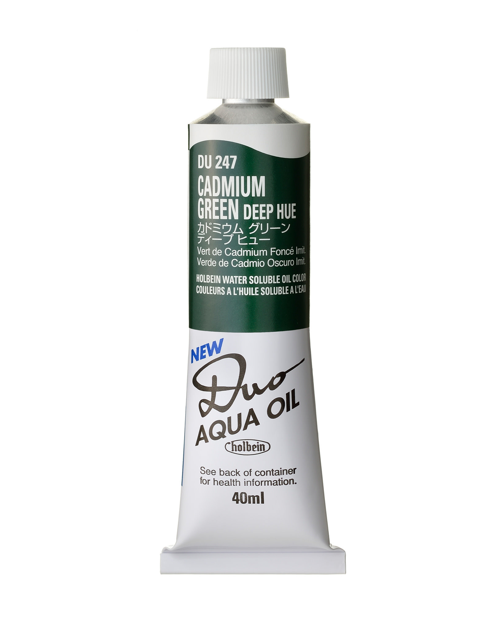 HOLBEIN Holbein DUO Aqua Oil Color, Cadmium Green Deep Hue 40ml