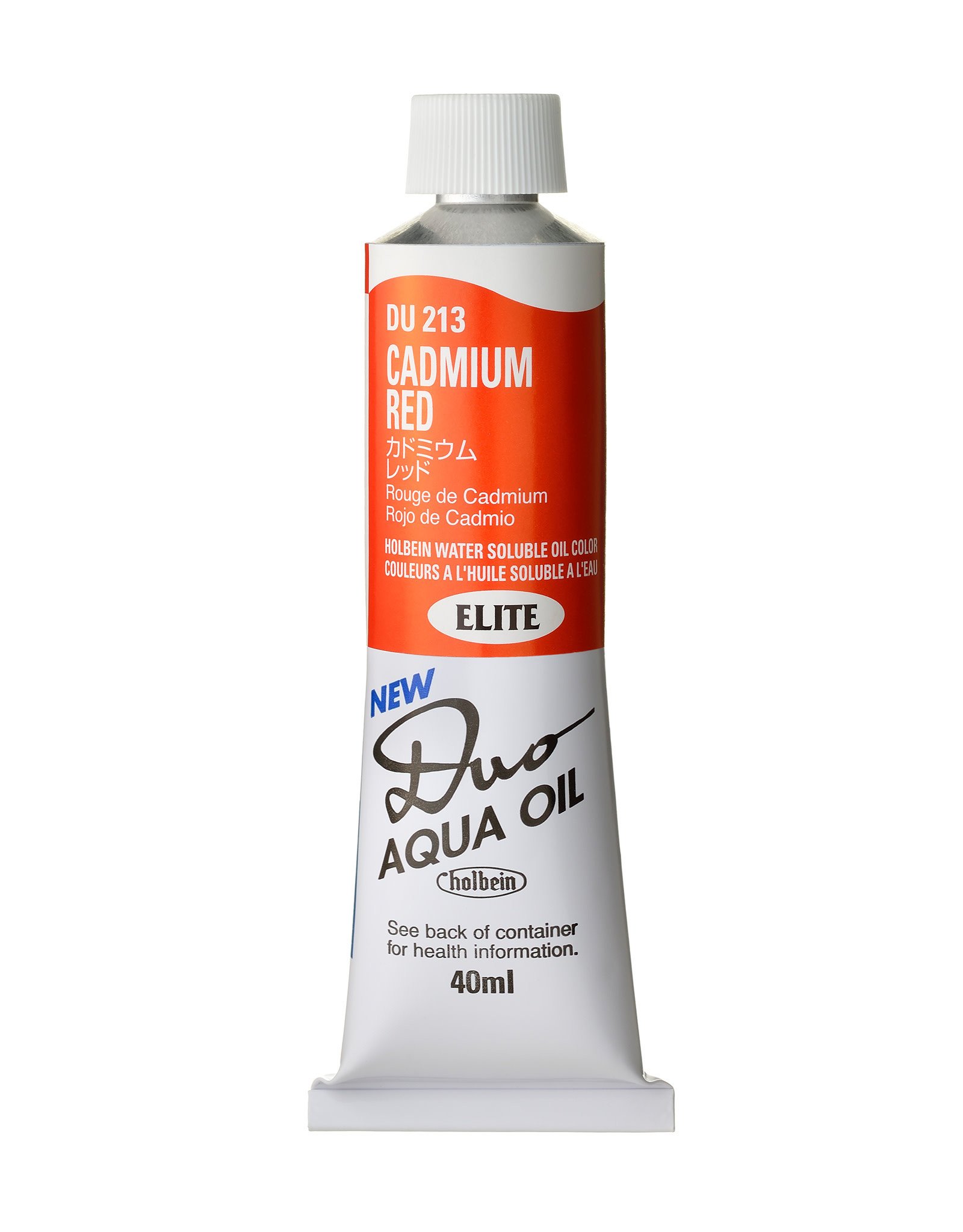 HOLBEIN Holbein DUO Aqua Oil Color, Cadmium Red 40ml