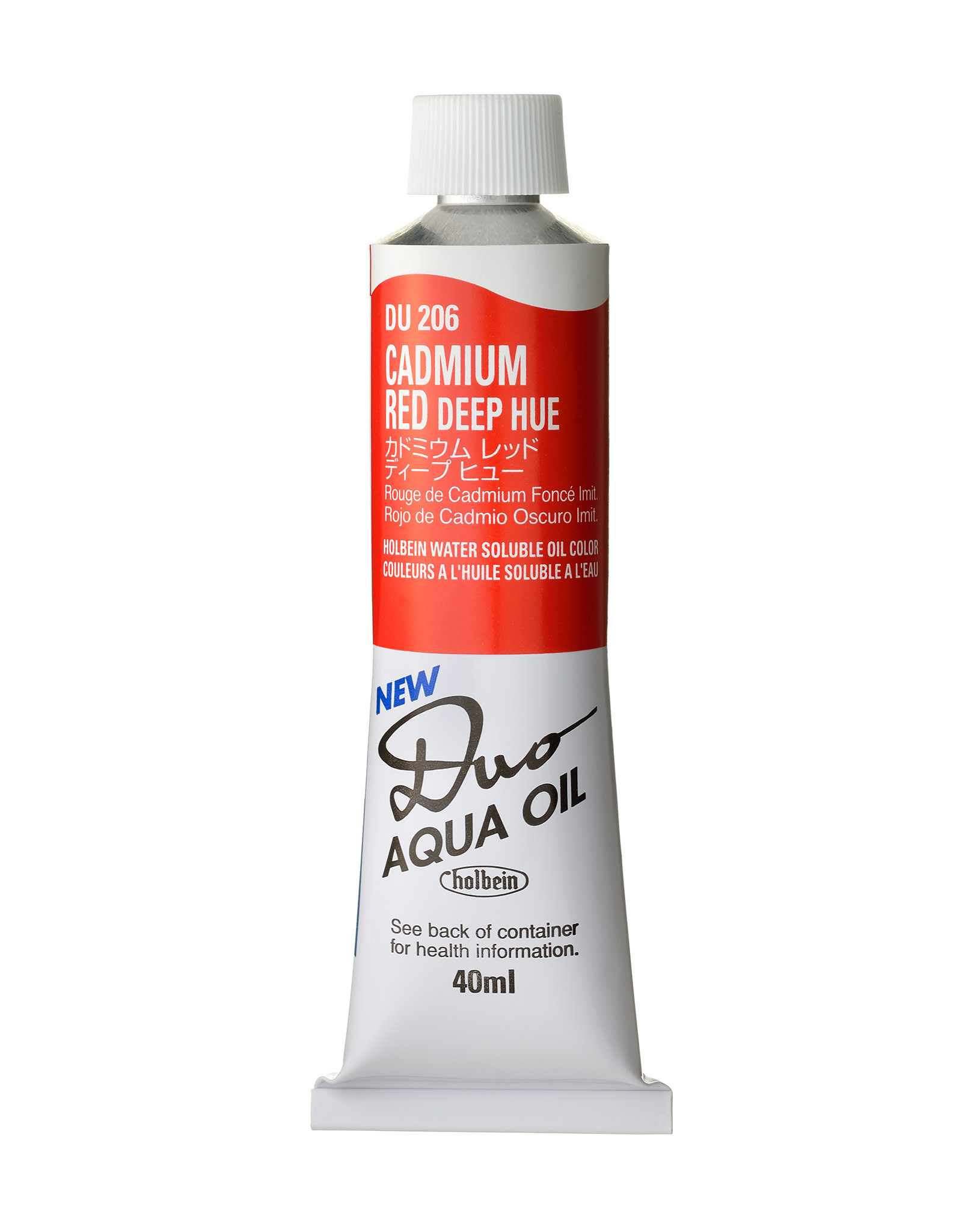 HOLBEIN Holbein DUO Aqua Oil Color, Cadmium Red Deep Hue 40ml