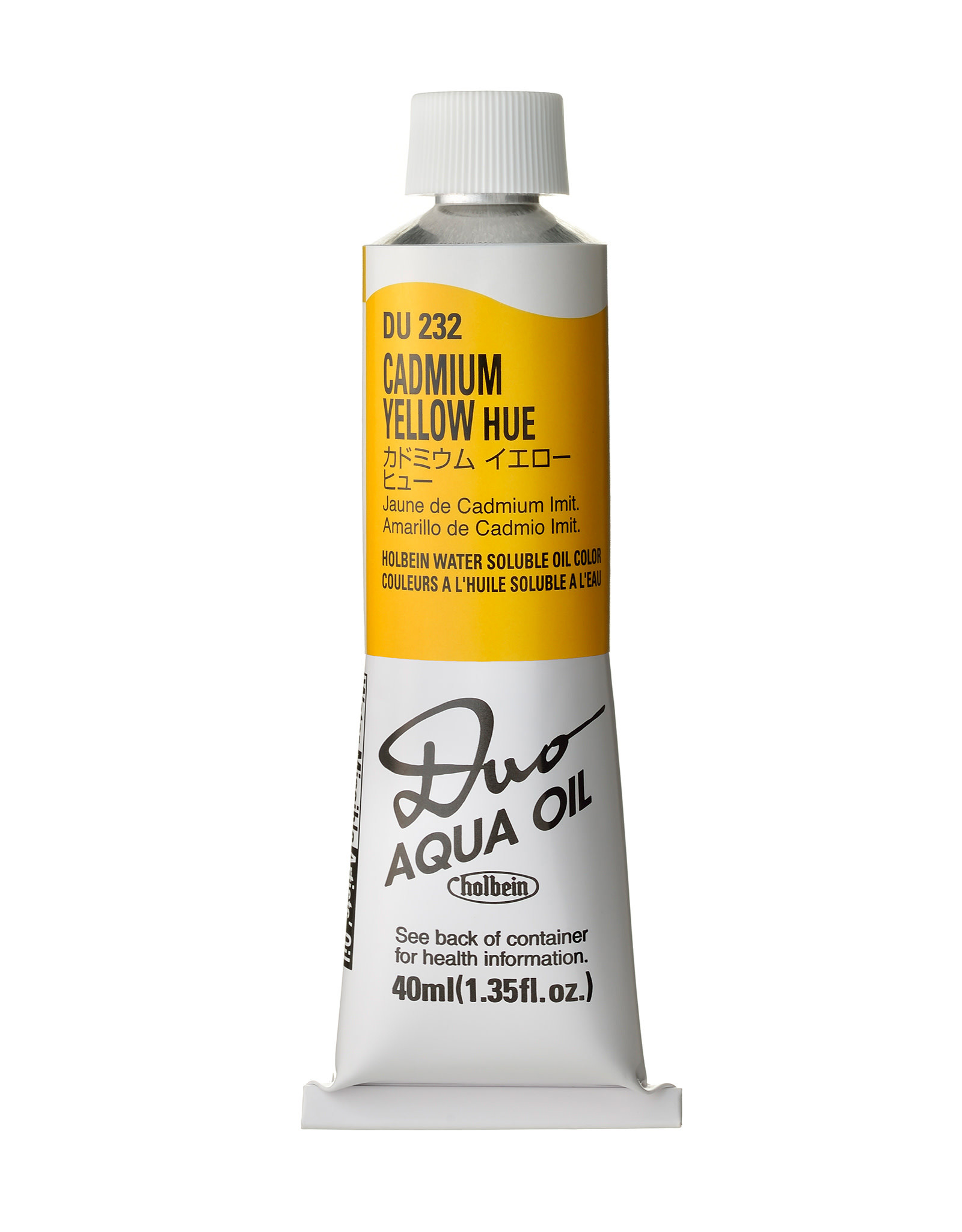 HOLBEIN Holbein DUO Aqua Oil Color, Cadmium Yellow Hue 40ml