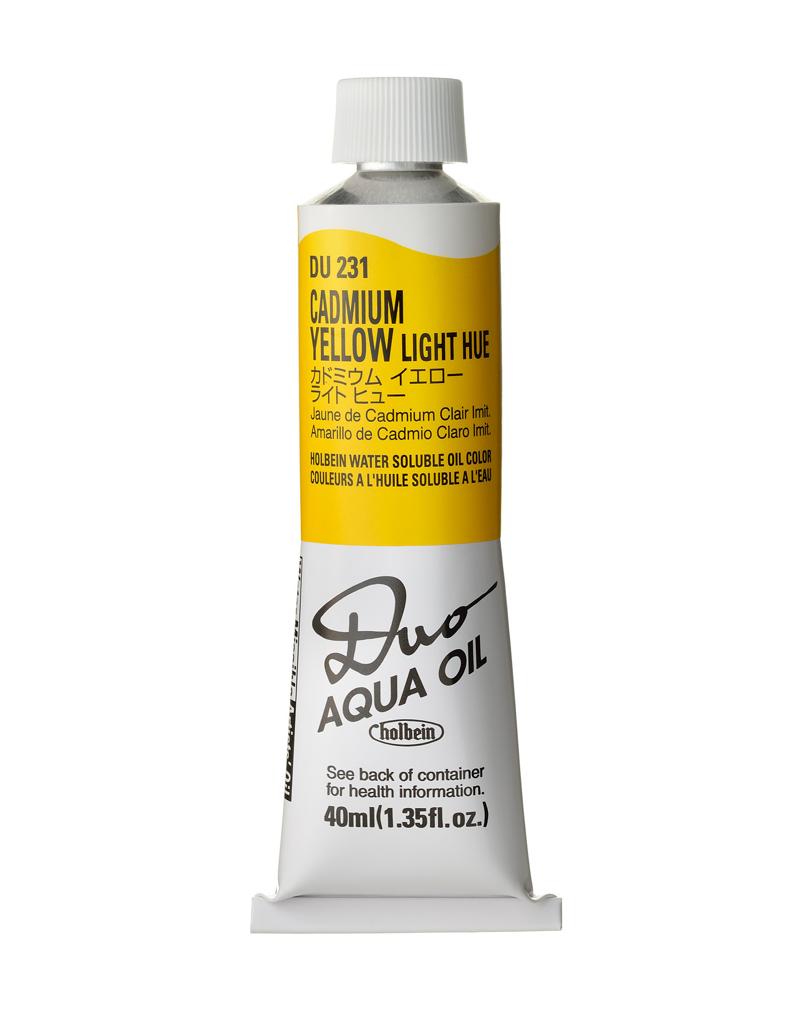 HOLBEIN Holbein DUO Aqua Oil Color, Cadmium Yellow Light Hue 40ml
