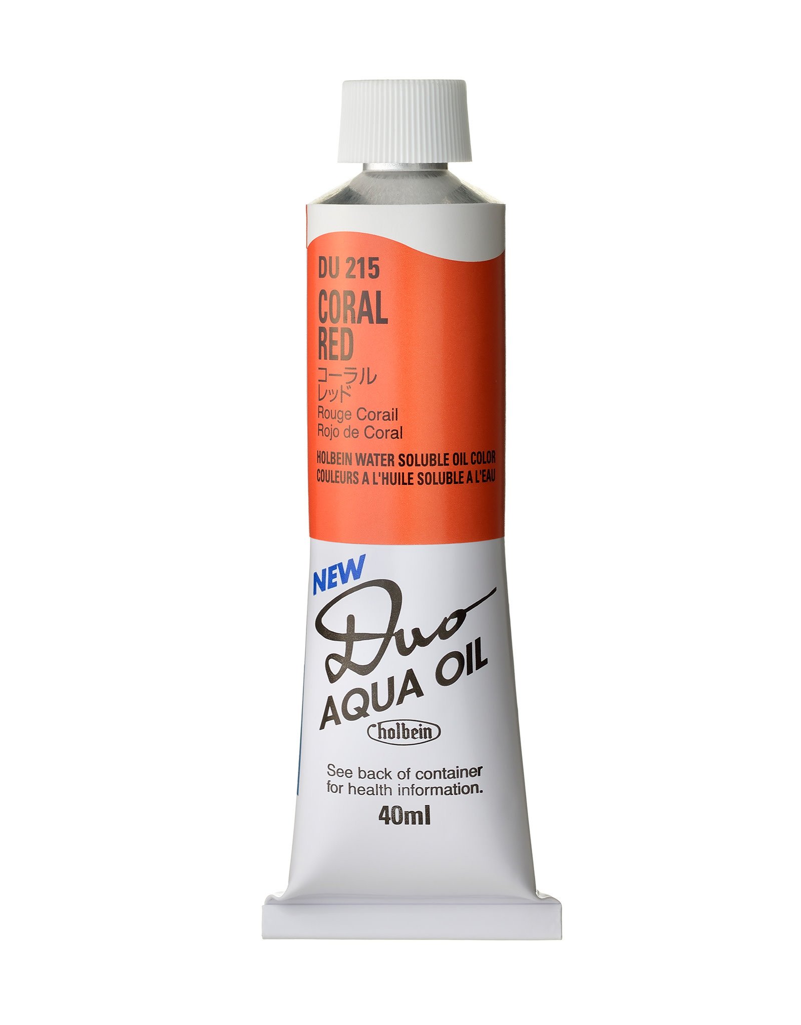 HOLBEIN Holbein DUO Aqua Oil Color, Coral Red 40ml