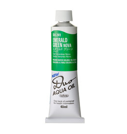 HOLBEIN Holbein DUO Aqua Oil Color, Emerald Green Nova 40ml