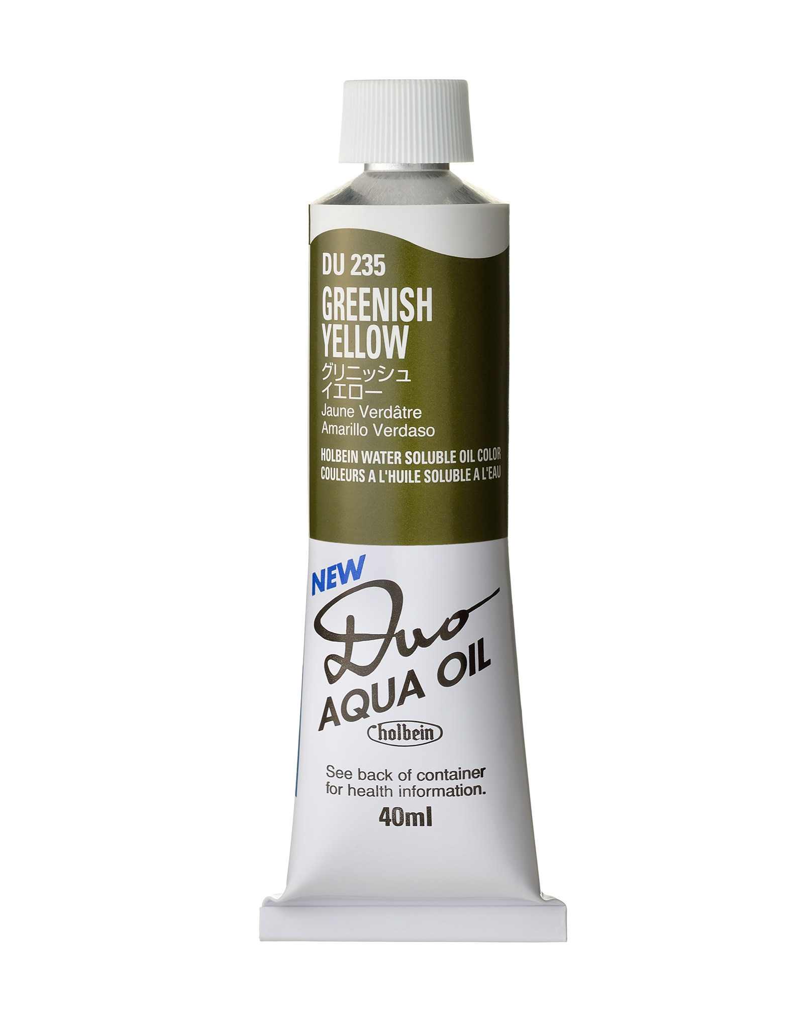 HOLBEIN Holbein DUO Aqua Oil Color, Greenish Yellow 40ml