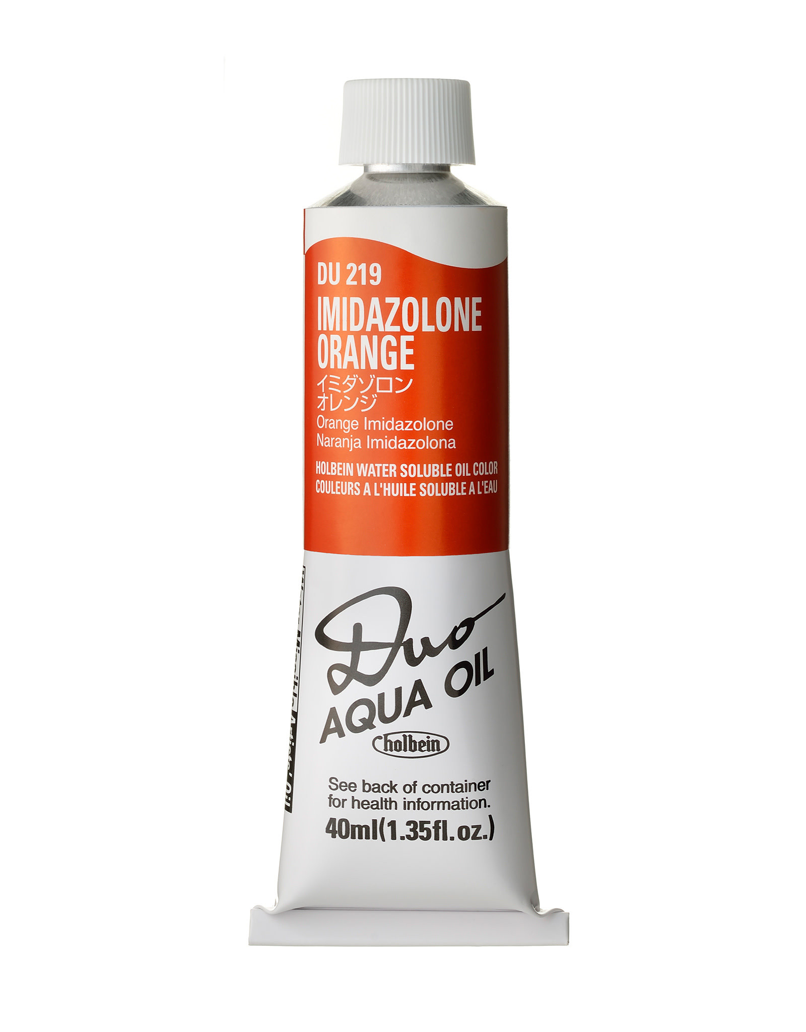 HOLBEIN Holbein DUO Aqua Oil Color, Imidazolone Orange 40ml