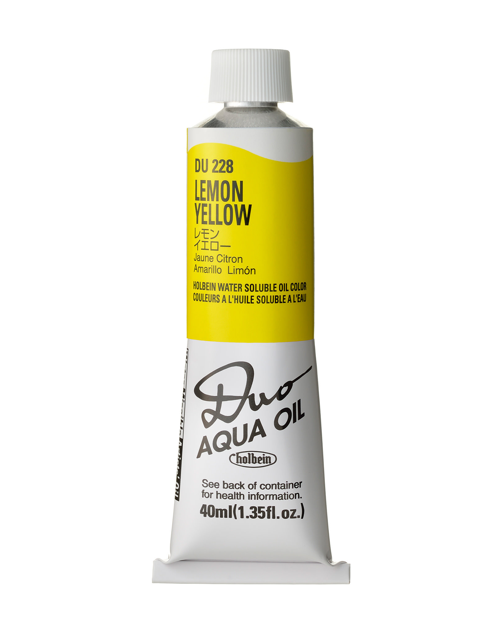HOLBEIN Holbein DUO Aqua Oil Color, Lemon Yellow 40ml