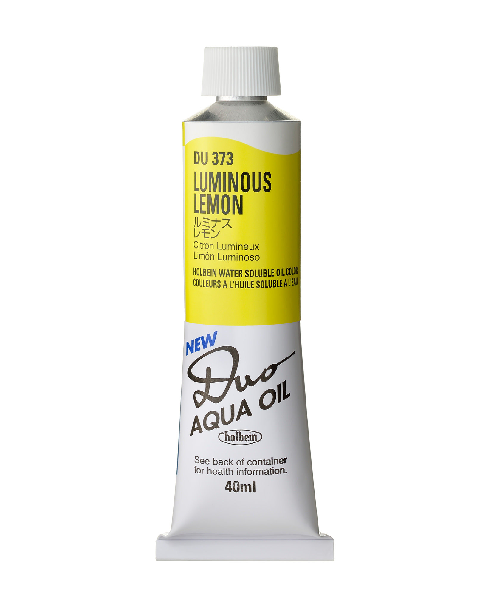 HOLBEIN Holbein DUO Aqua Oil Color, Luminous Lemon 40ml
