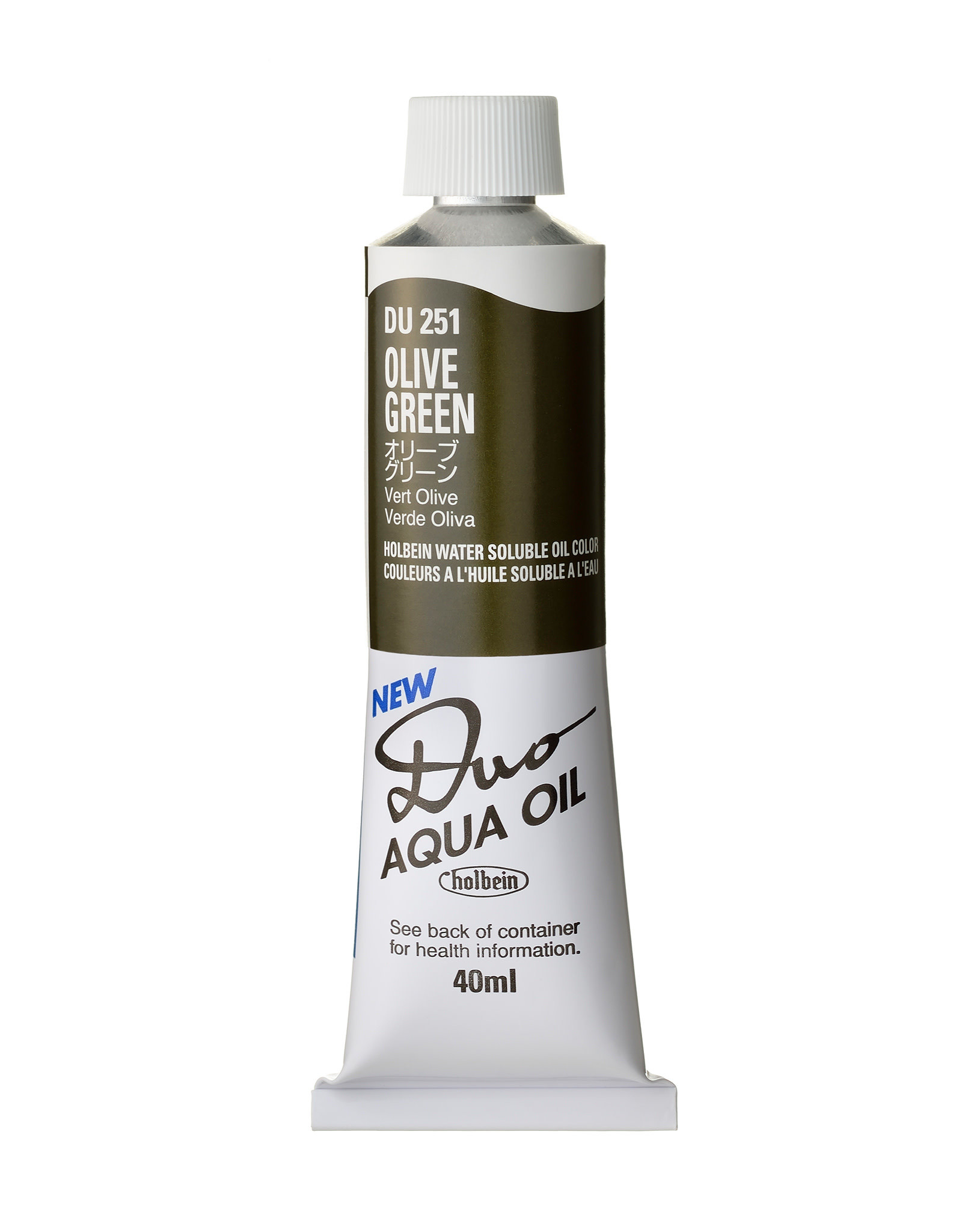 HOLBEIN Holbein DUO Aqua Oil Color, Olive Green 40ml