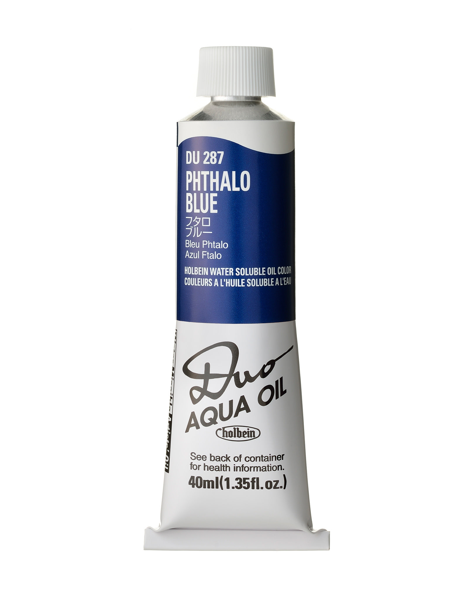 HOLBEIN Holbein DUO Aqua Oil Color, Phthalo Blue 40ml