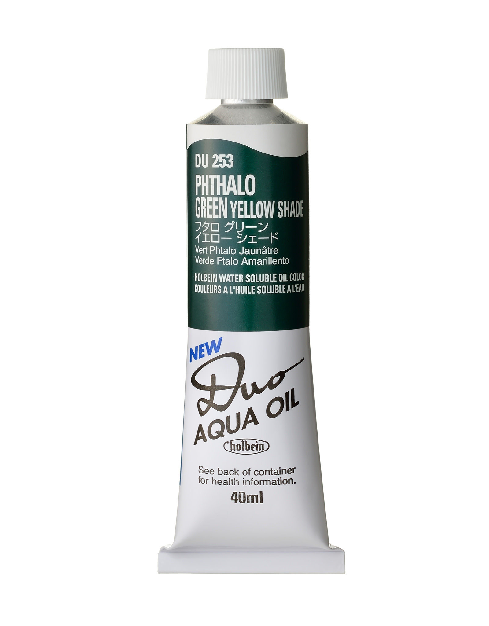 HOLBEIN Holbein DUO Aqua Oil Color, Phthalo Green Yellow Shade 40ml