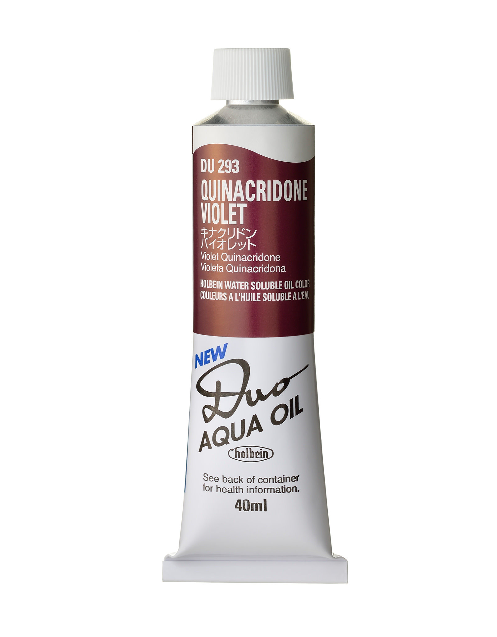 HOLBEIN Holbein DUO Aqua Oil Color, Quinacridone Violet 40ml