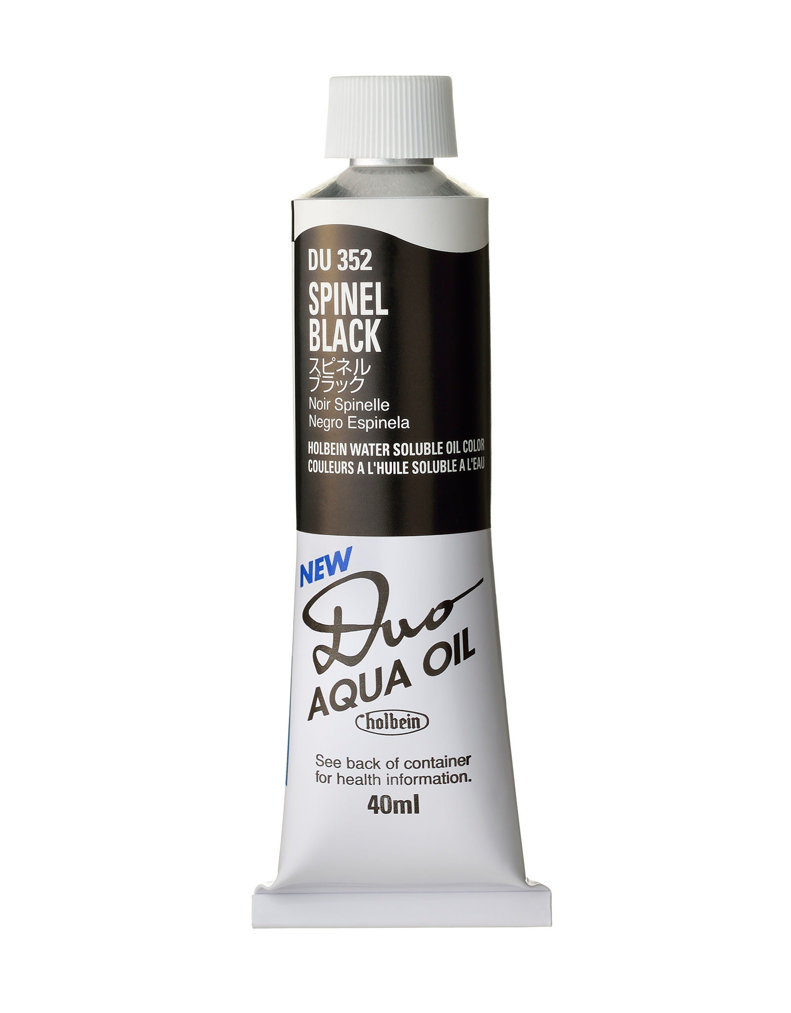 HOLBEIN Holbein DUO Aqua Oil Color, Spinel Black 40ml
