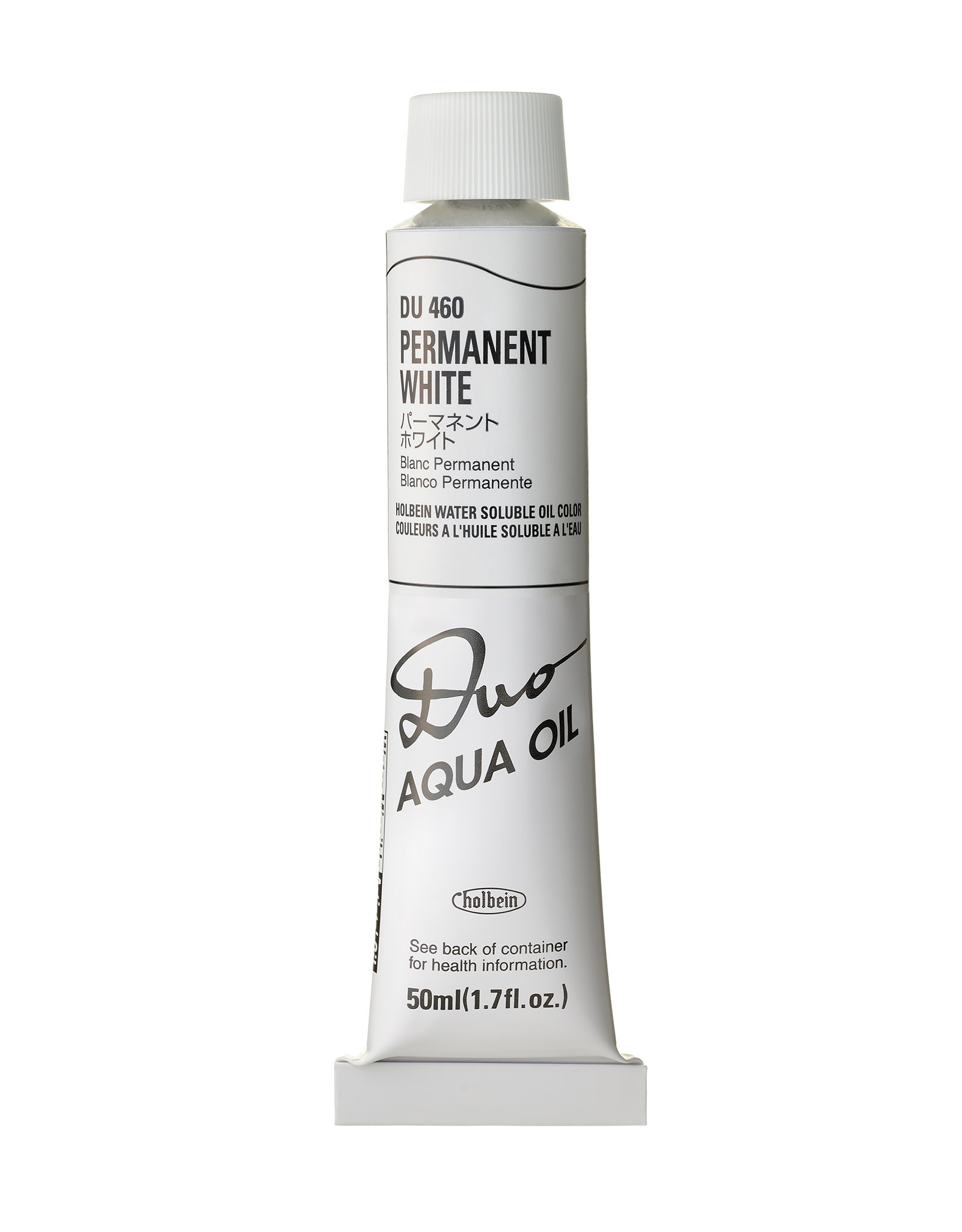 HOLBEIN Holbein DUO Aqua Oil Color, Permanent White 50ml