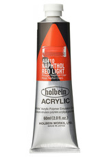 HOLBEIN Holbein Heavy Body Acrylic, Naphthol Red Light 60ml