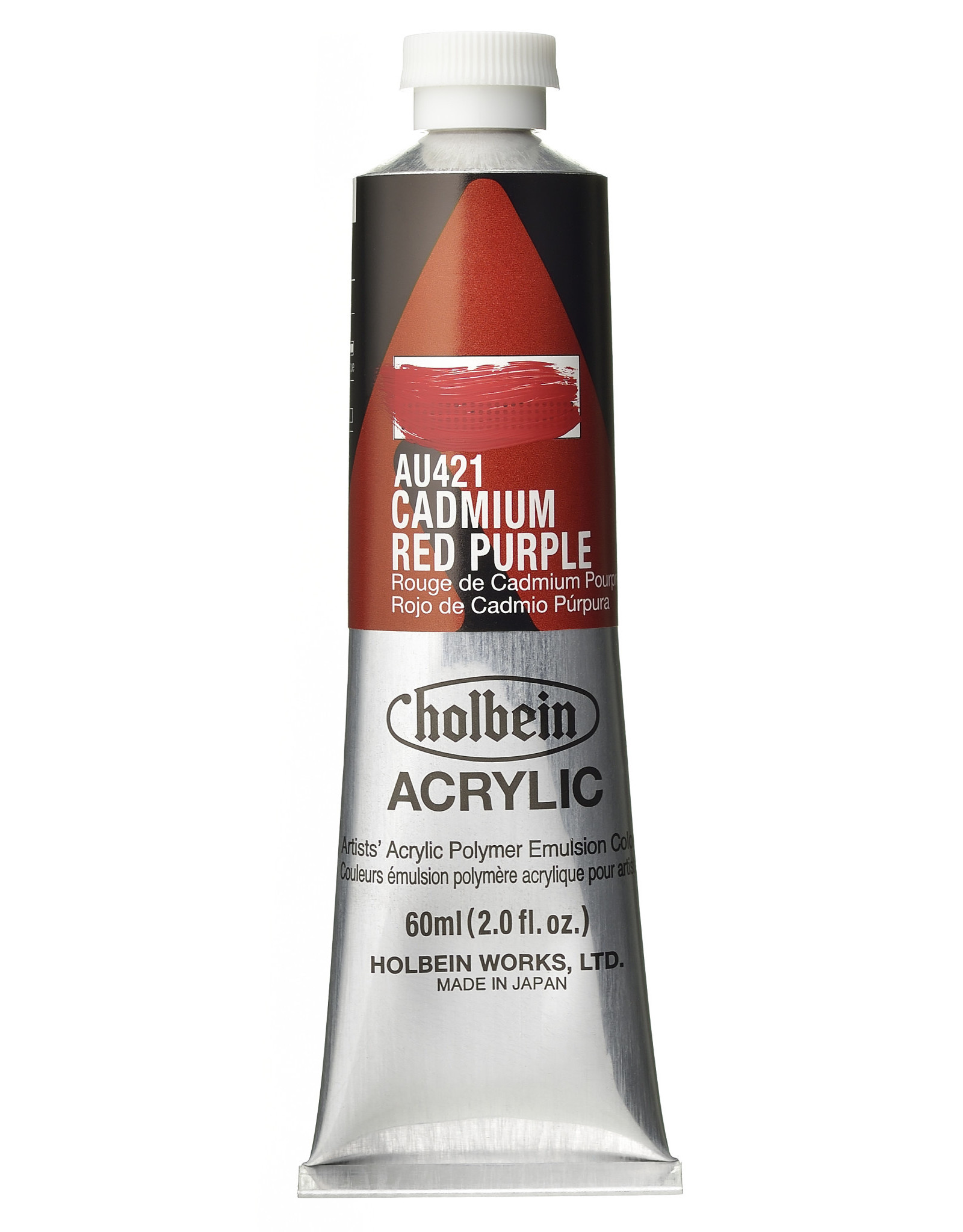 HOLBEIN Holbein Heavy Body Acrylic, Cadmium Red Purple 60ml