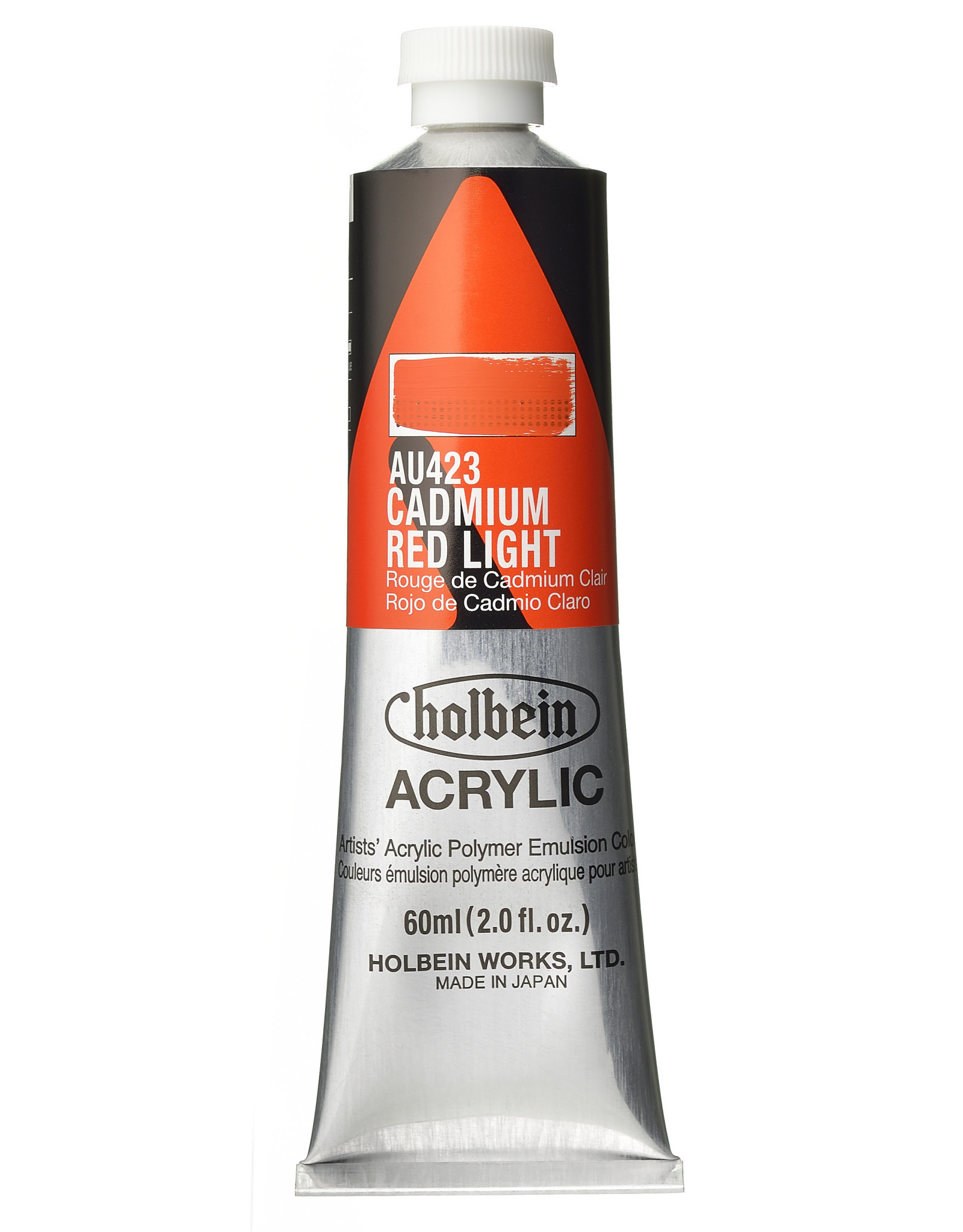 HOLBEIN Holbein Heavy Body Acrylic, Cadmium Red Light 60ml