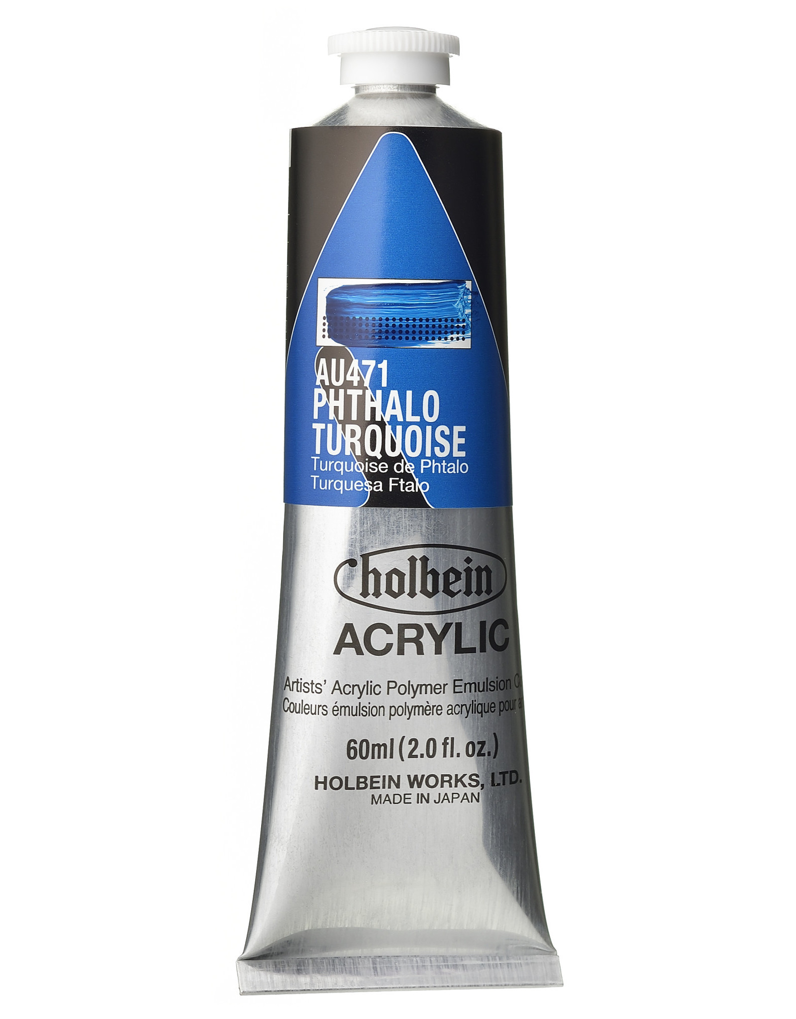 HOLBEIN Holbein Heavy Body Acrylic, Phthalo Turquoise 60ml