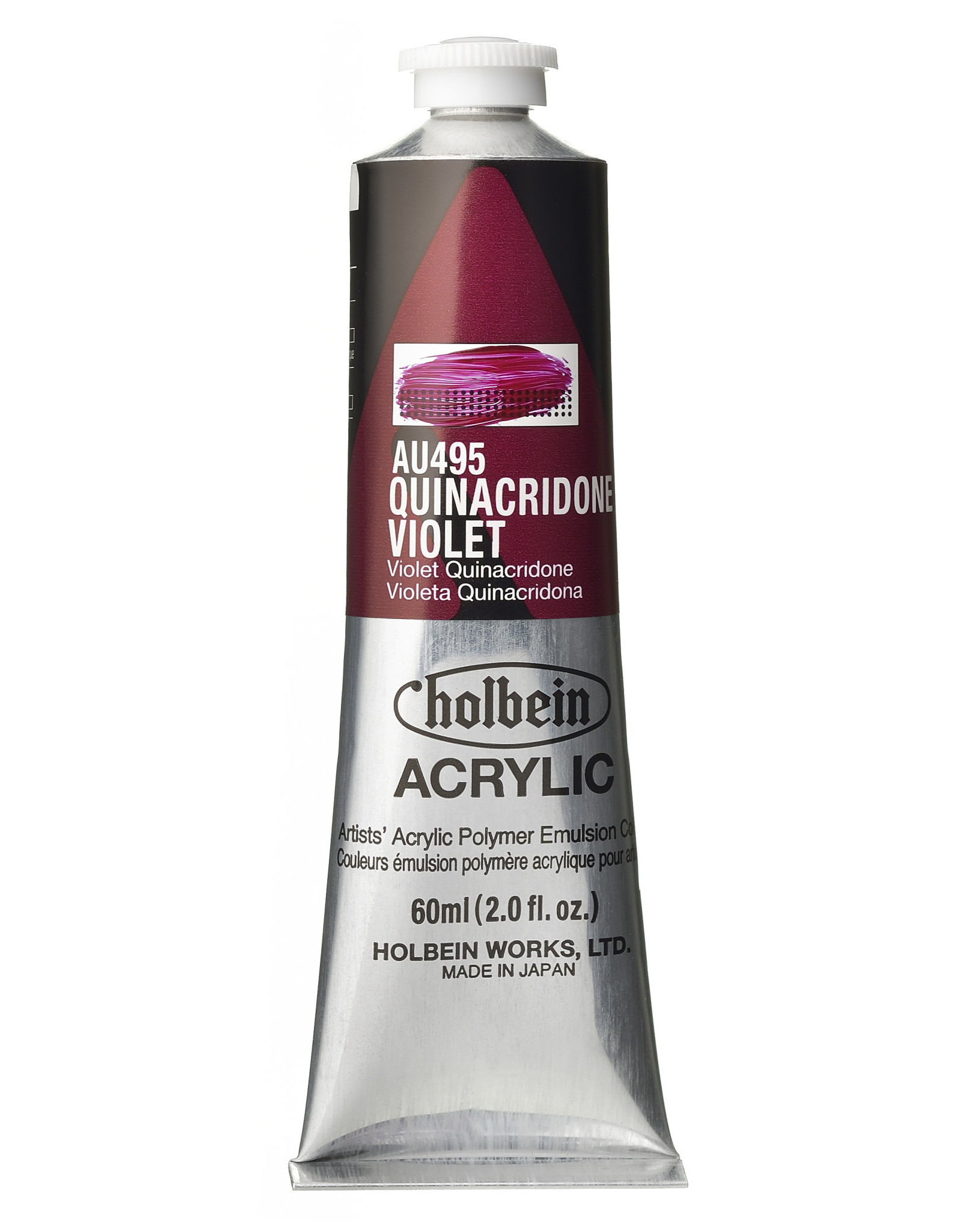 HOLBEIN Holbein Heavy Body Acrylic, Quinacridone Violet 60ml