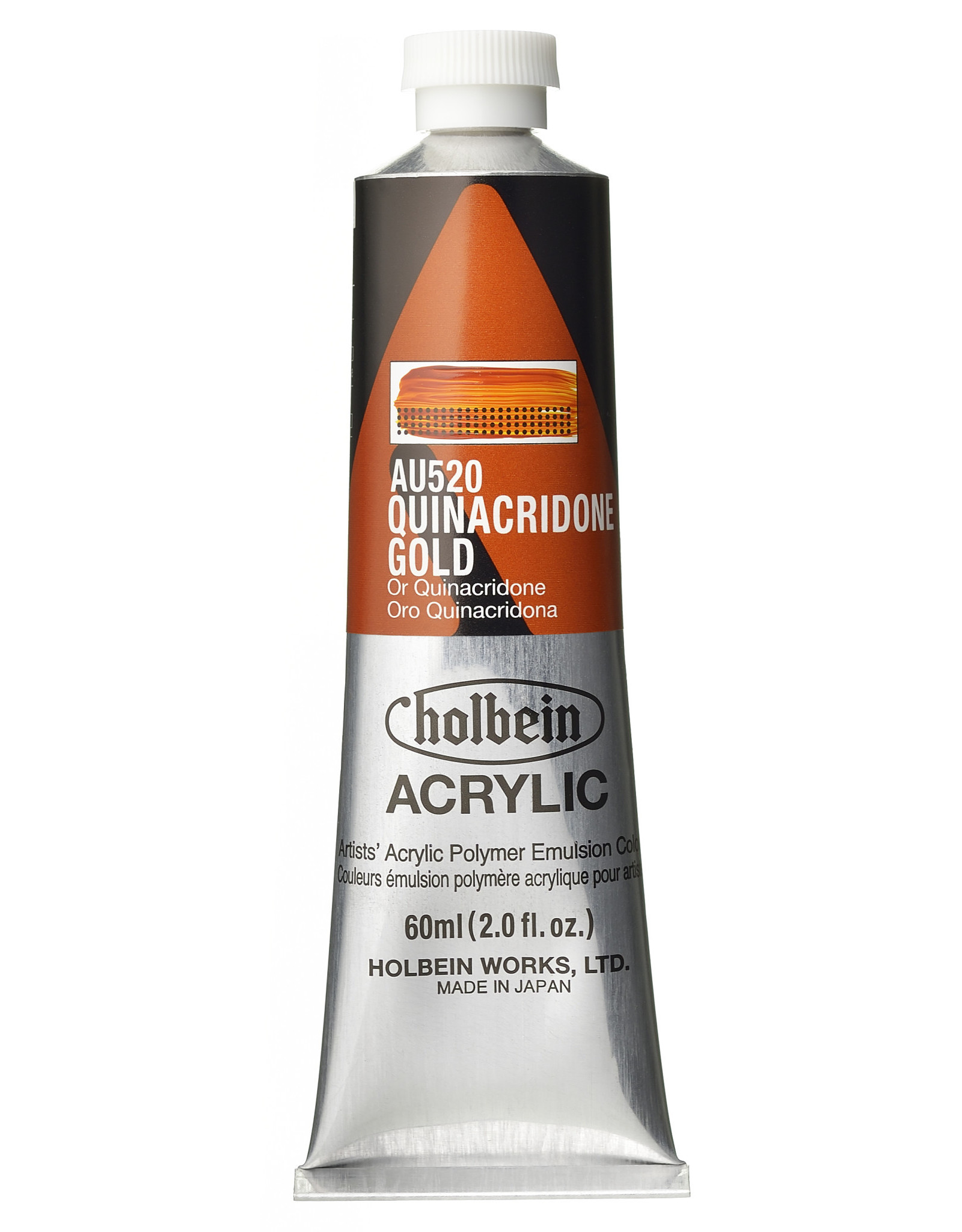 HOLBEIN Holbein Heavy Body Acrylic, Quinacridone Gold 60ml
