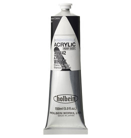 HOLBEIN Holbein Heavy Body Acrylic, Zinc White 150ml