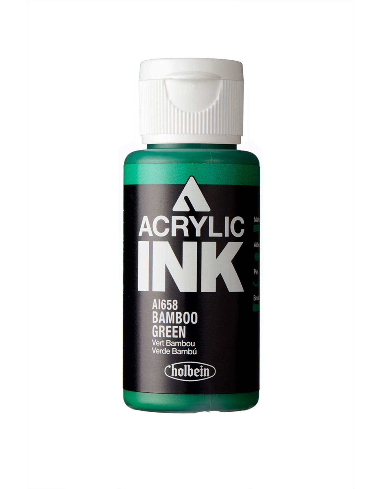 CLEARANCE Holbein Acrylic Ink, Bamboo Green, 30ml