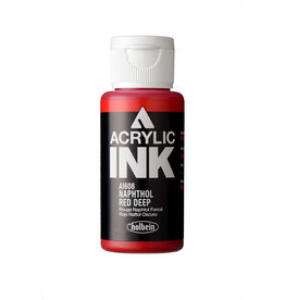 CLEARANCE Holbein Acrylic Ink, Napthol Red Deep, 30ml