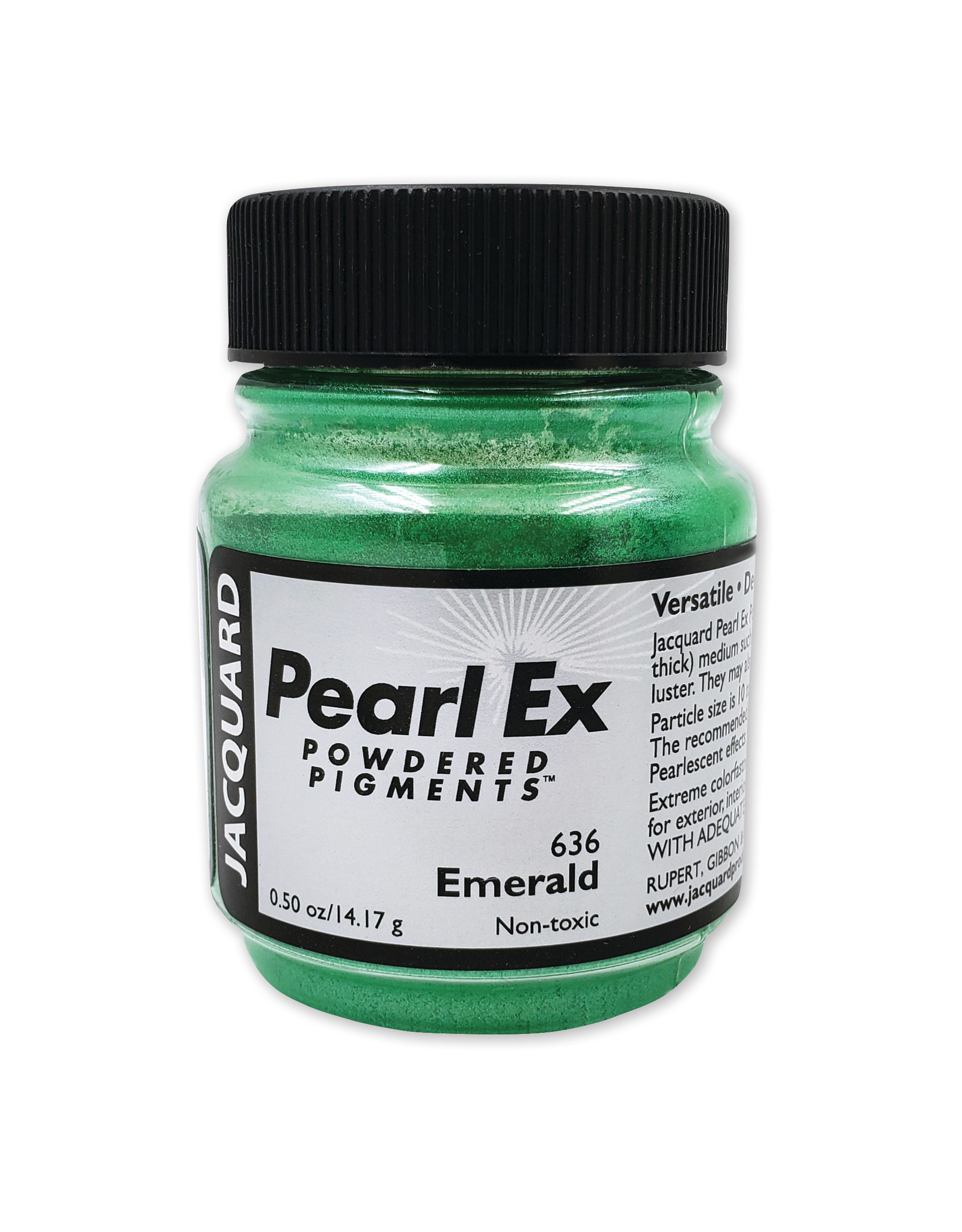 Jacquard Pearl-Ex #636 Emerald 1/2oz - The Art Store/Commercial Art Supply