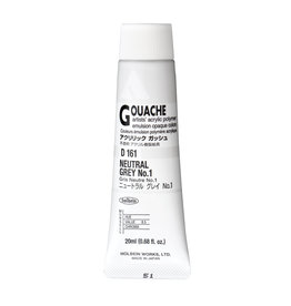 HOLBEIN Holbein Acryla Gouache, Neutral Grey #1 20ml