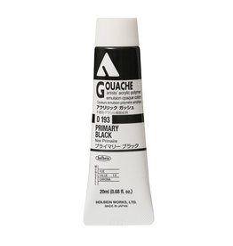 HOLBEIN Holbein Acryla Gouache, Primary Black 20ml