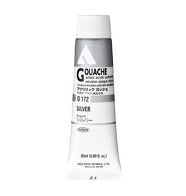 HOLBEIN Holbein Acryla Gouache, Silver 20ml