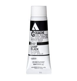 HOLBEIN Holbein Acryla Gouache, Lamp Black 40ml