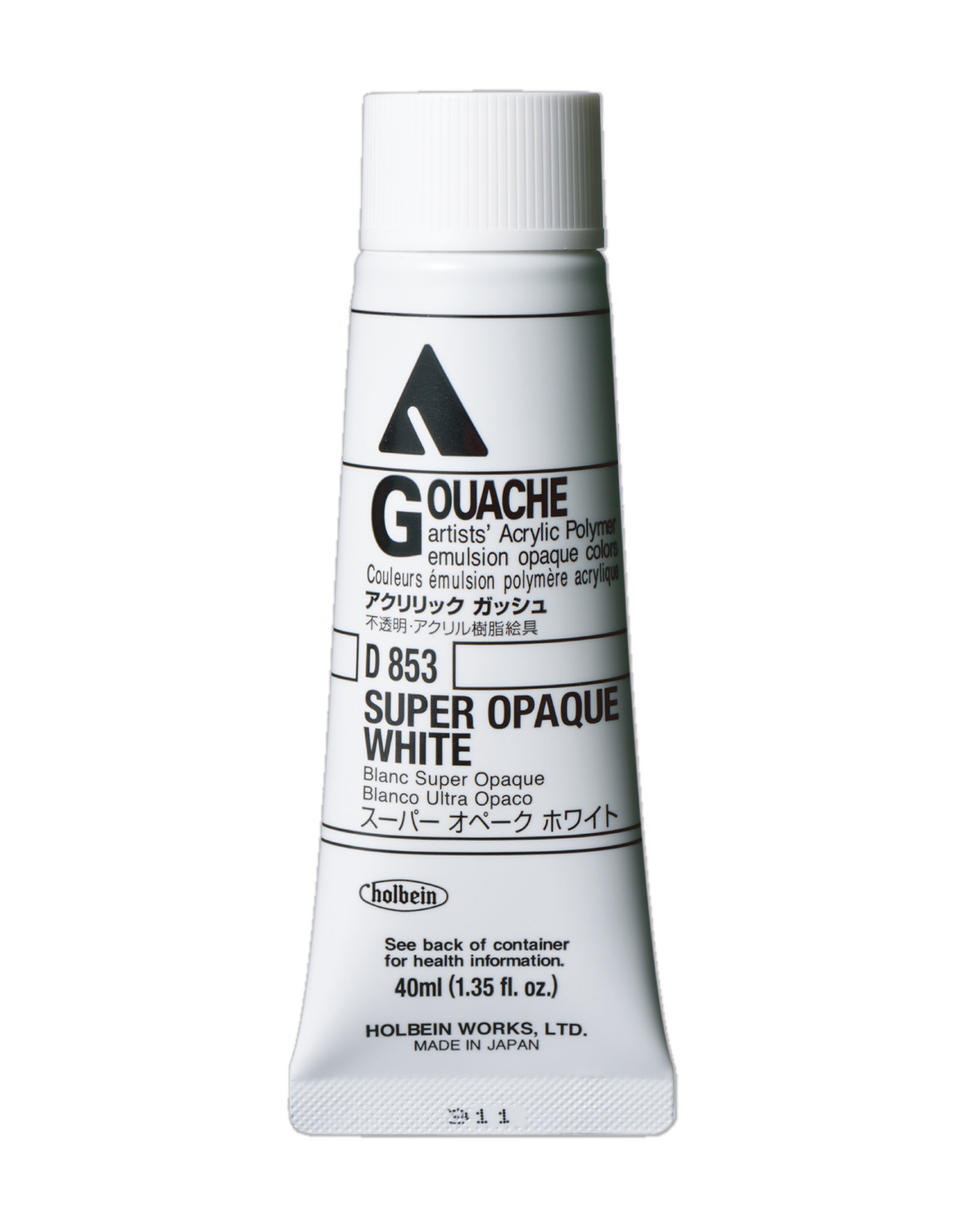 AG40 Super Opaque White - The Art Store/Commercial Art Supply